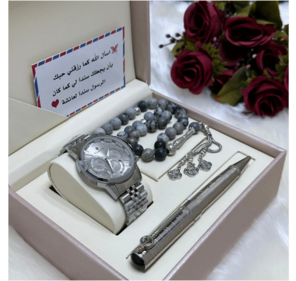 طقم ساعه رجالي