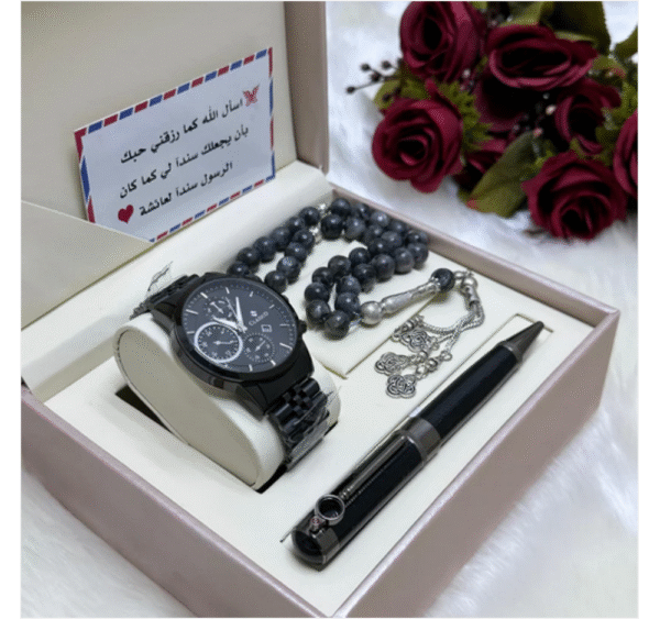 طقم ساعه رجالي